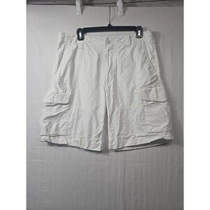 Polo Ralph Lauren‎ Men's Size 32 White Cargo Shorts Classic Fit Chino Cotton